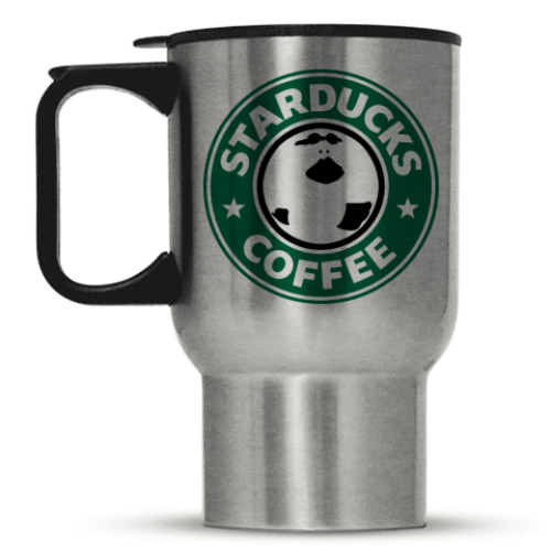 Кружка-термос с принтом STARDUCKS