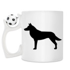 Кружка с футбольным мячиком