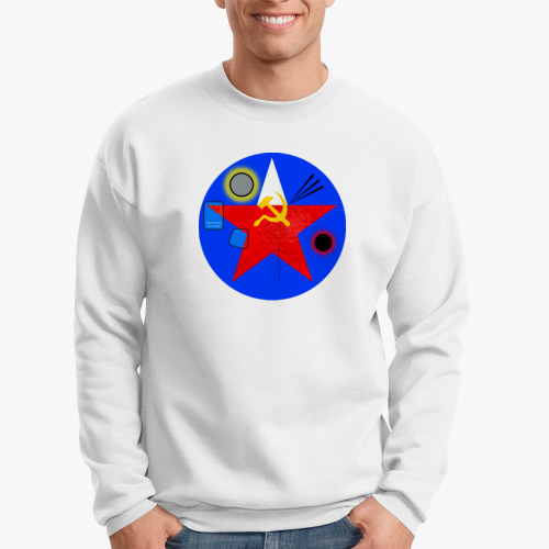 Свитшот с принтом Супрематизм