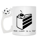 Кружка с футбольным мячиком