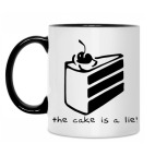 Кружка двухцветная