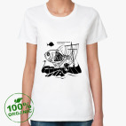 Женская футболка органик