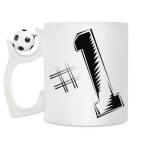 Кружка с футбольным мячиком