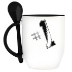 Кружка с ложкой