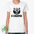 Женская футболка органик