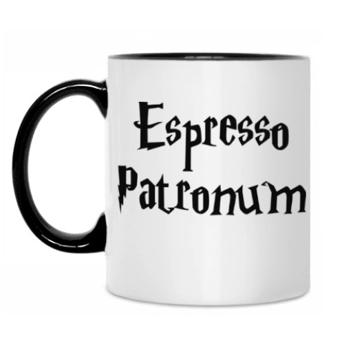 Кружка с принтом Espresso patronum