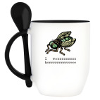 Кружка с ложкой