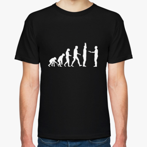 Футболка с принтом EVOLUTION