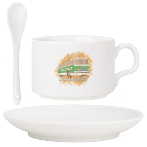 Кофейный набор с принтом IKARUS 55