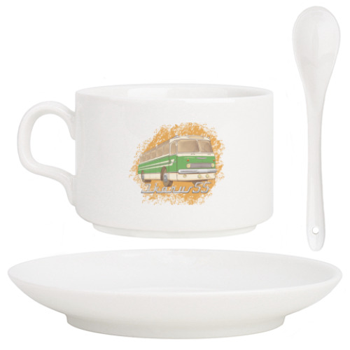 Кофейный набор с принтом IKARUS 55