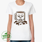 Женская футболка органик