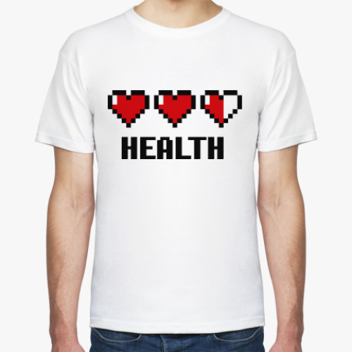 Футболка с принтом Bit Health