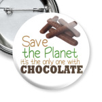 Planet with chocolate