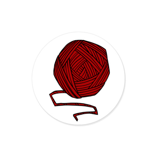 Виниловые наклейки с принтом Гранатовый клубок