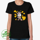 Женская футболка органик