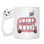 Кружка с футбольным мячиком