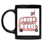 Кружка цветная UV-DTF