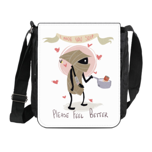 Сумка на плечо (мини-планшет) с принтом Милый Мэр Хоумстак / The Mayor Homesuck