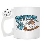 Кружка с футбольным мячиком