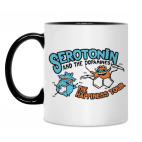 Кружка двухцветная