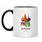 Кружка двухцветная