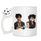 Кружка с футбольным мячиком