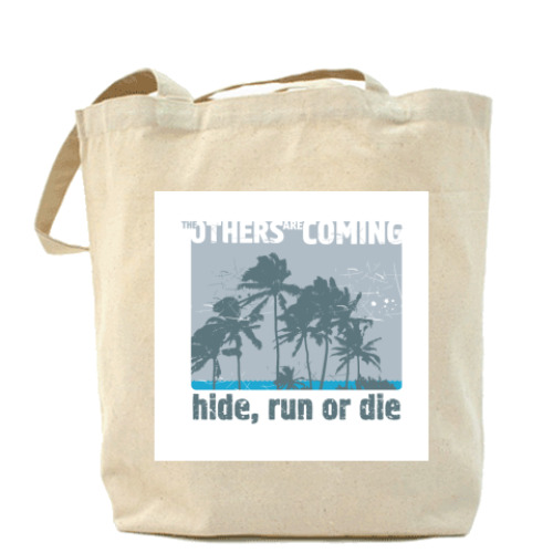 Сумка шоппер с принтом Остаться в живых