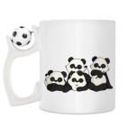 Кружка с футбольным мячиком