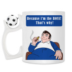 Кружка с футбольным мячиком