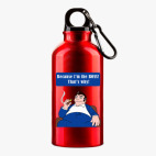 Металлическая бутылка 400 мл UV-DTF