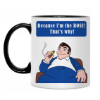 Кружка двухцветная