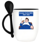 Кружка с ложкой