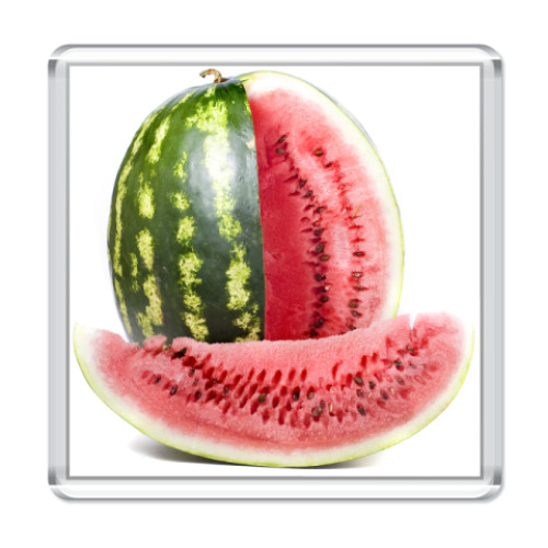 Магнит с принтом  Арбуз