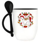 Кружка с ложкой