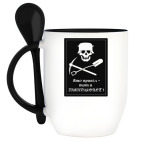 Кружка с ложкой