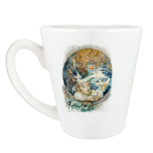 Чашка Латте с принтом  Хоббит