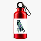 Металлическая бутылка 400 мл UV-DTF