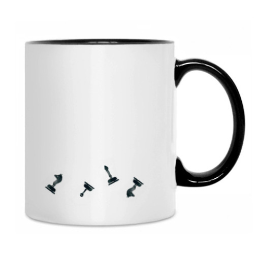 Кружка с принтом Шахматы