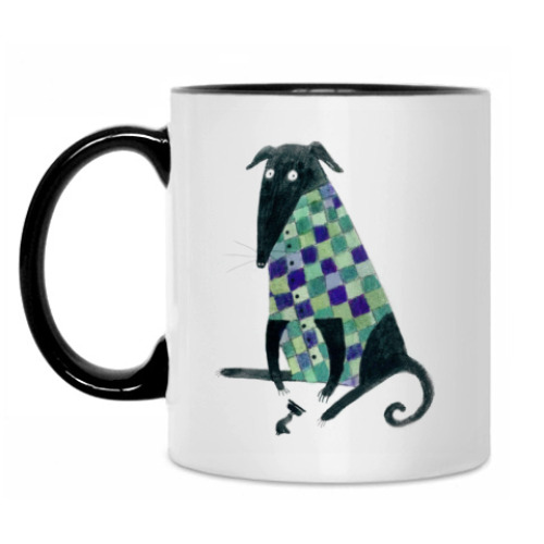 Кружка с принтом Шахматы