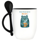 Кружка с ложкой