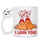 Кружка с футбольным мячиком