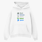 Толстовка худи оверсайз