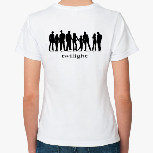 Классическая футболка с принтом Twilight