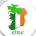Eire Flag Happy Shamrock