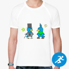 Мужская спортивная футболка