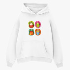 Толстовка худи оверсайз