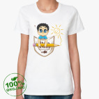 Женская футболка органик