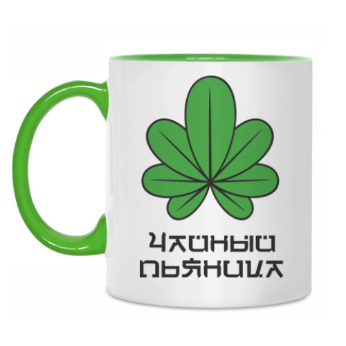 Кружка с принтом чайный пьяница
