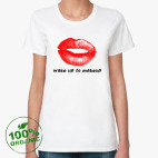 Женская футболка органик