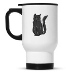 кот улыбается